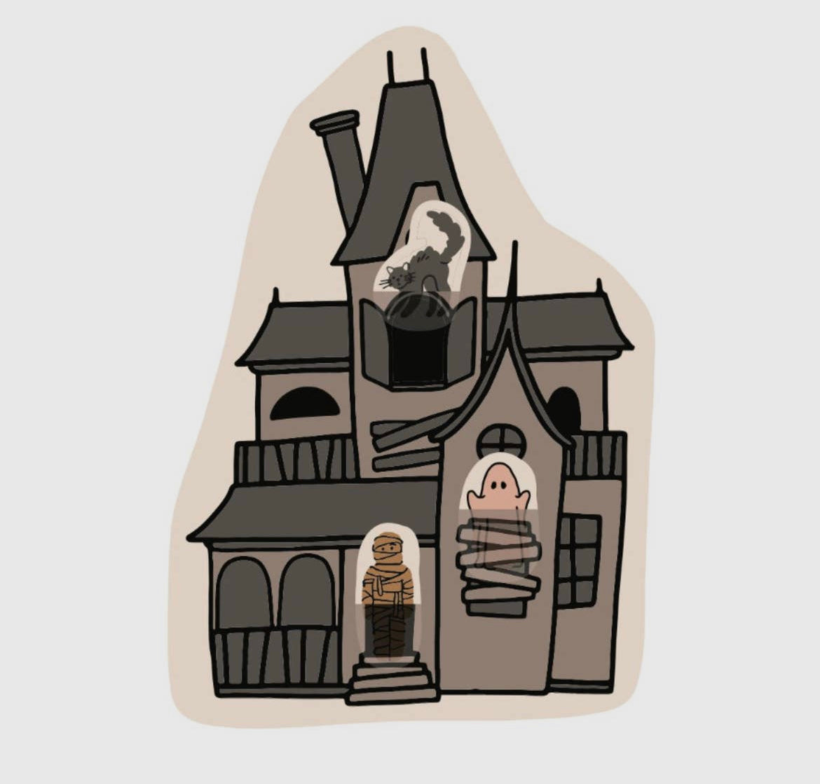 Interactive haunted house pillow