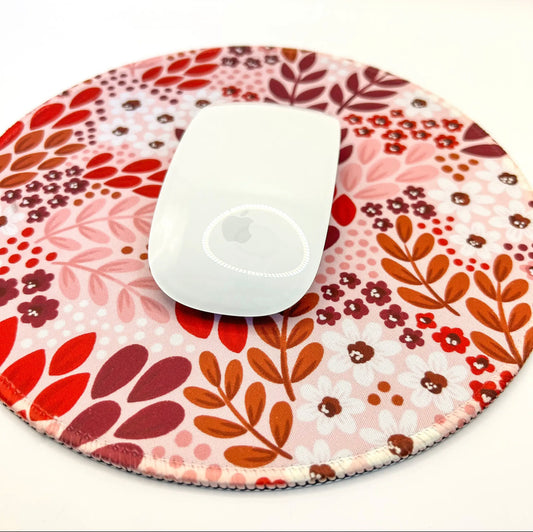 Sangria floral mousepad