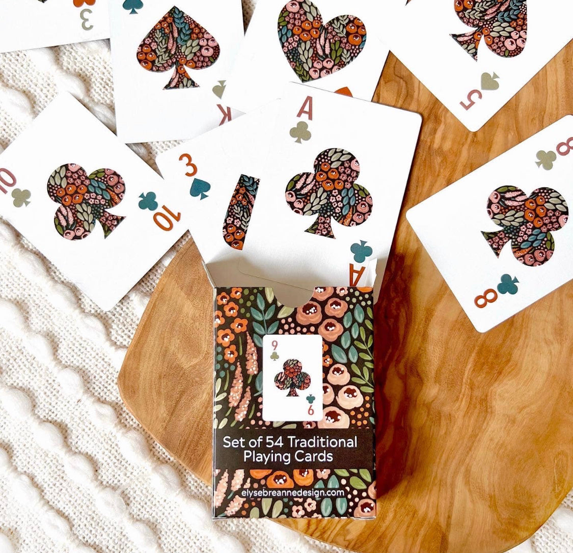 floral Playing Cards