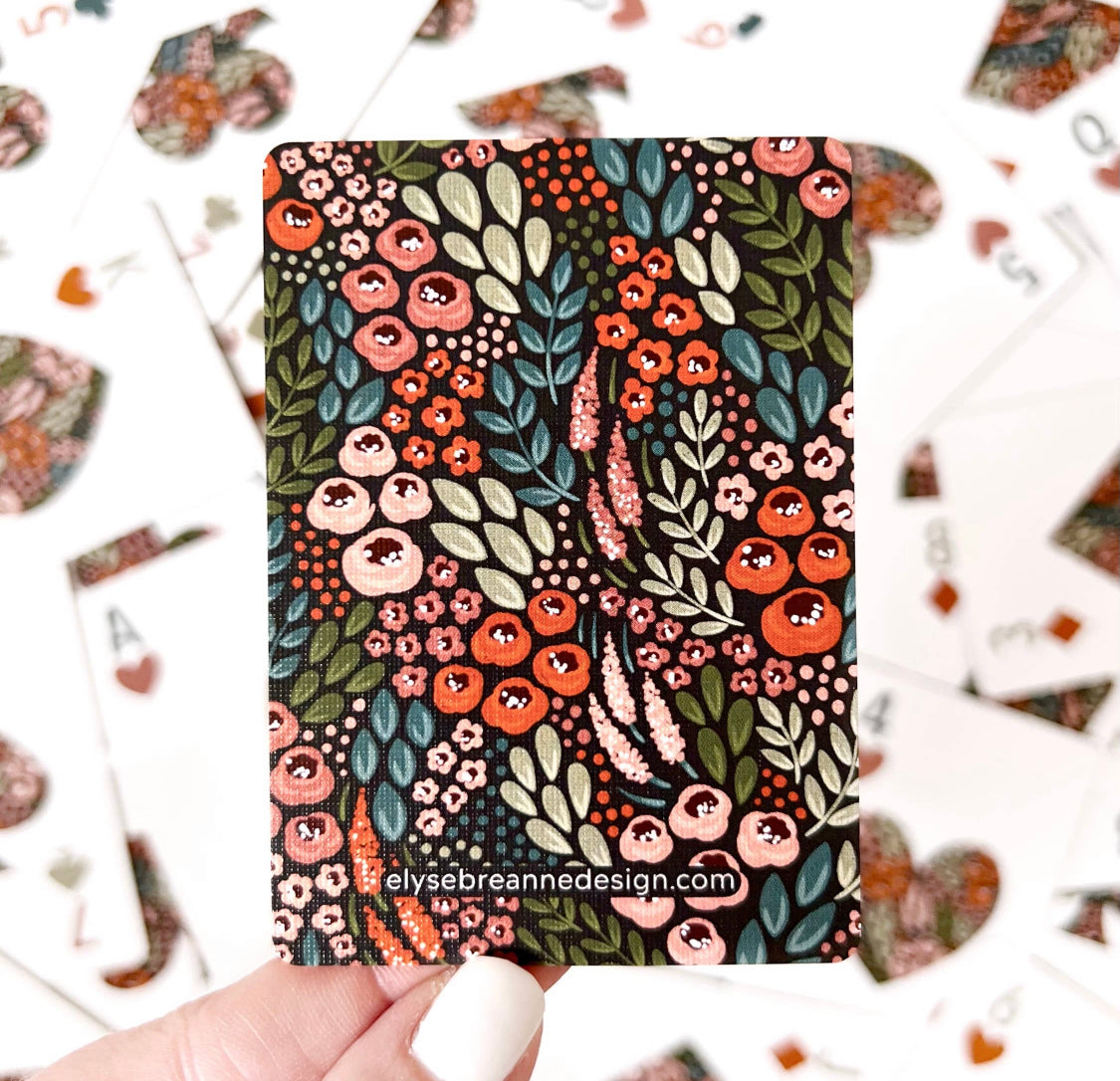 floral Playing Cards