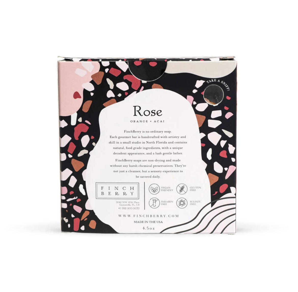 Finchberry Rose soap
