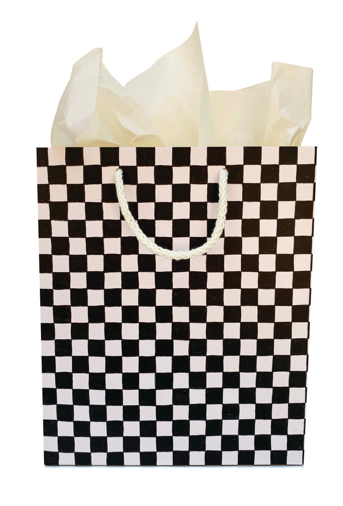Gift bag checkered