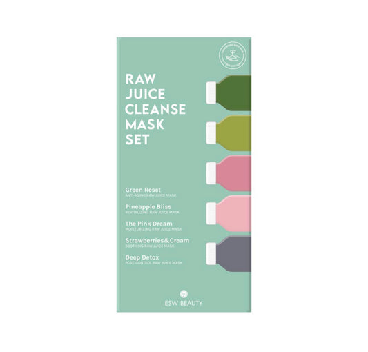Raw juice cleanse mask set