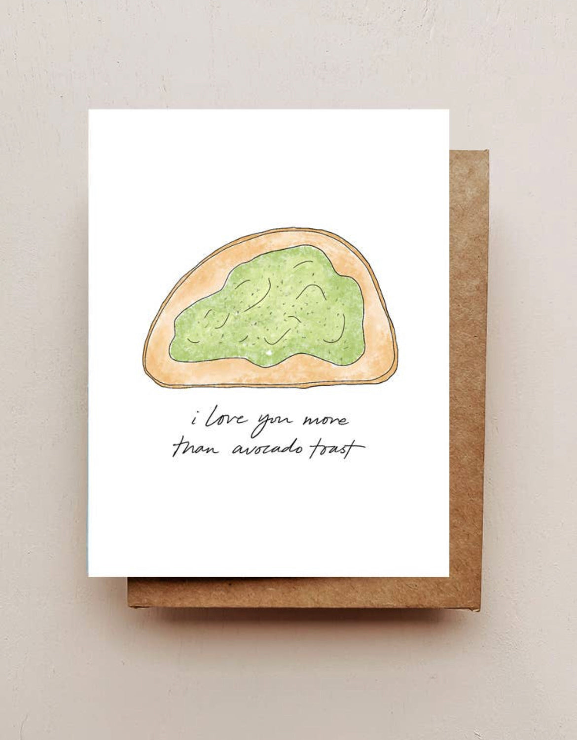 Avocado toast card