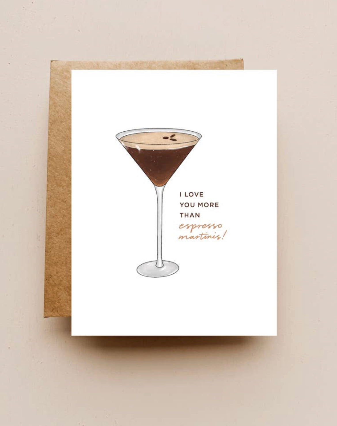 Espresso martini card