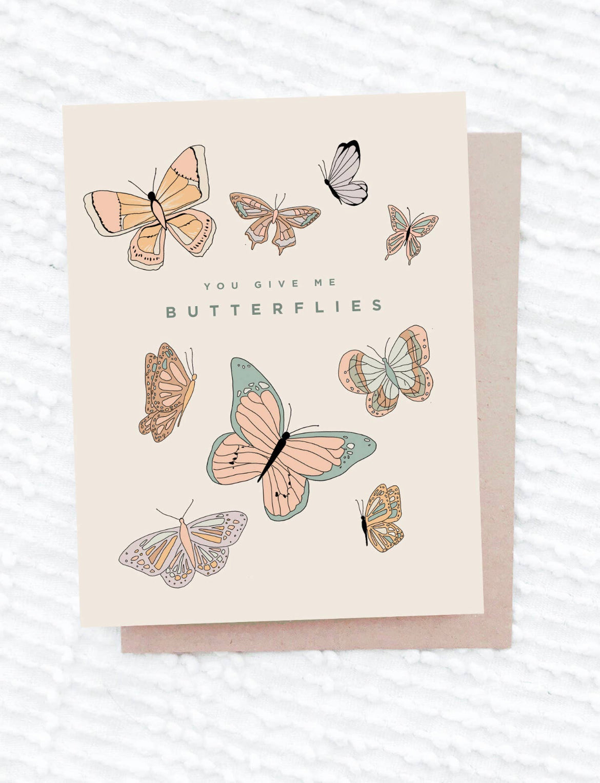You give me butterflies cards