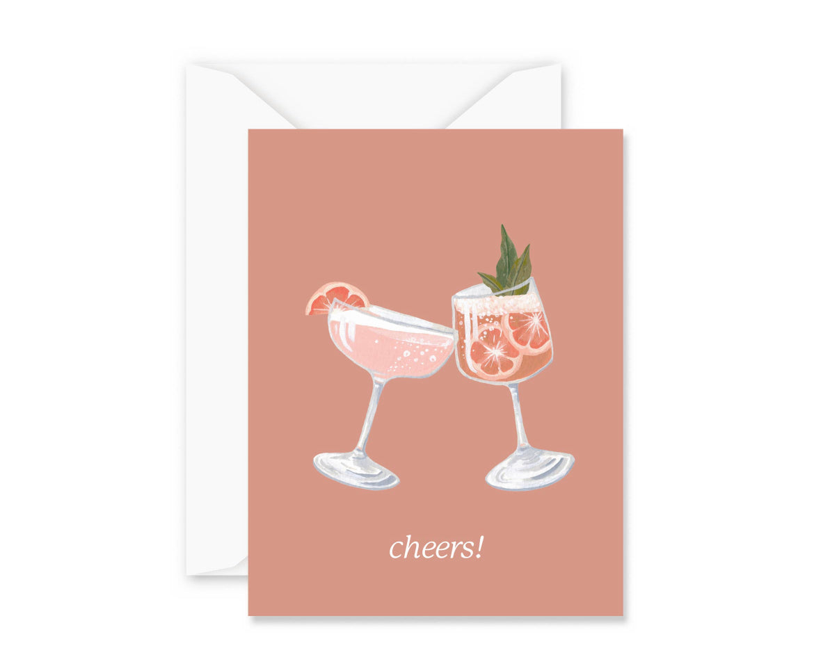 Cocktail cheers cards